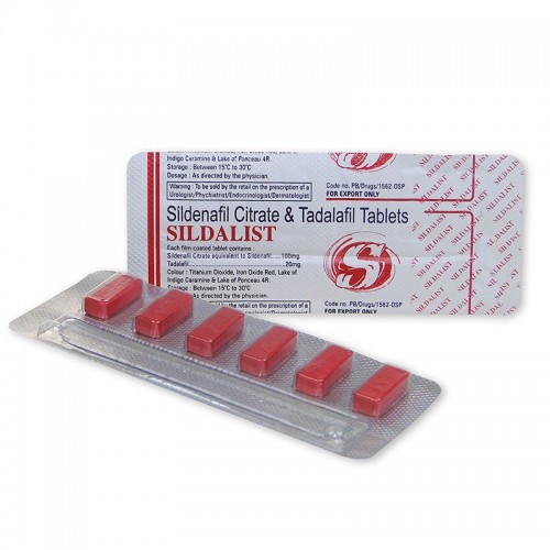 Sildalist 6x120 mg - Compresse di citrato di sildenafil e tadalafil